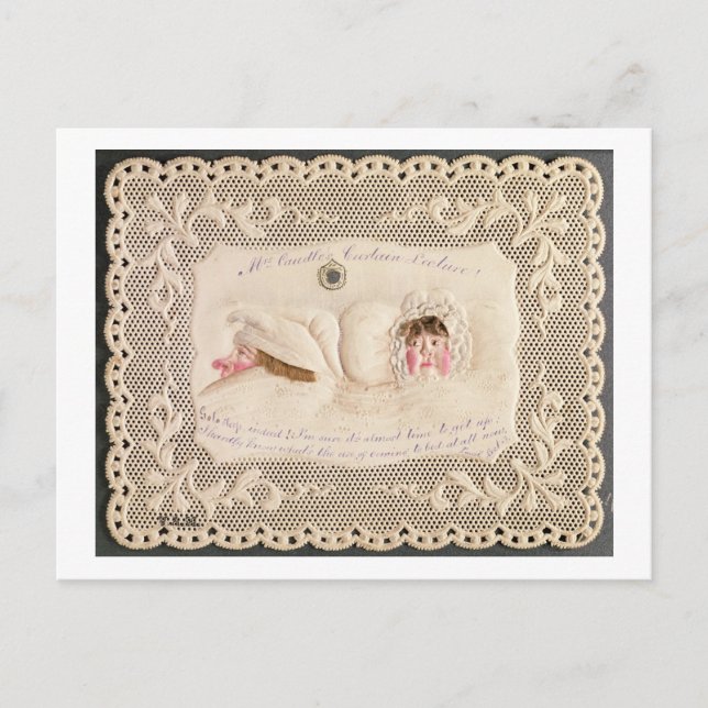 Postal Conferencia de la Sra. Caudle en la Cortina, tarje (Anverso)