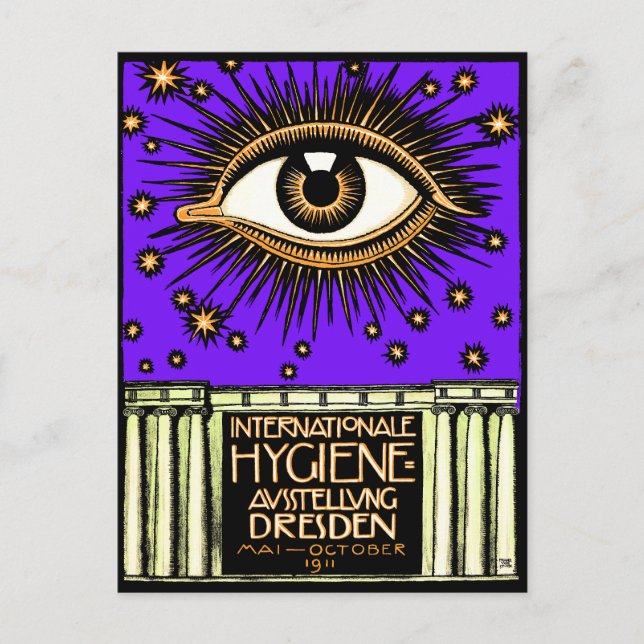 Postal Conferencia Internacional de Higiene de 1911 en Dr (Anverso)