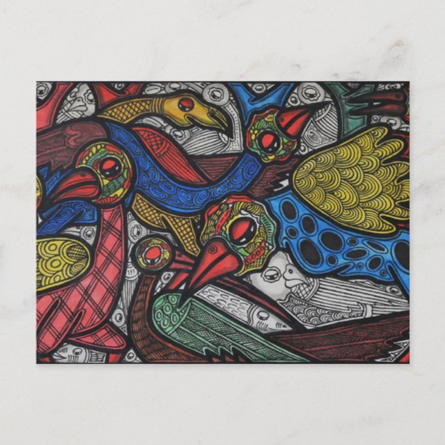 Postal Conferencia sobre aves (Anverso)