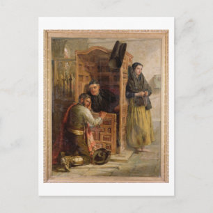 Postal Confesión, 1862 (aceite sobre lienzo)