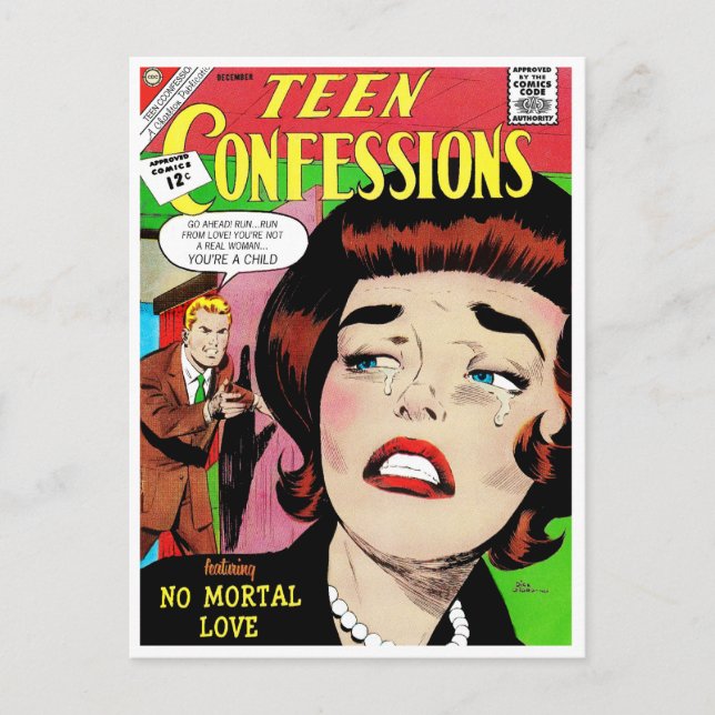 Postal Confesiones de adolescentes No. 20 (Anverso)
