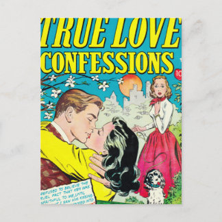 Postal Confesiones de amor verdadero