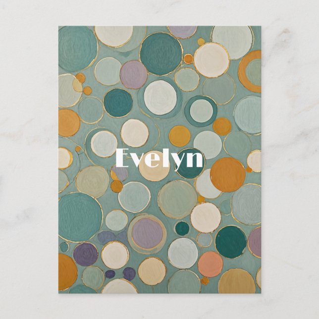 Postal Confetti Currents (Anverso)