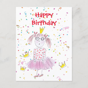 Postal Confetti Fiesta white