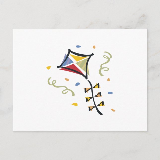 Postal Confetti Kite (Anverso)
