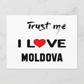 Postal Confía en que amo a Moldavia.