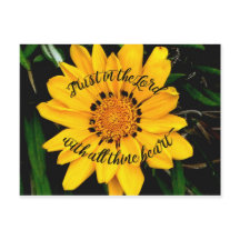 Confianza en el señor Bright Yellow Flower