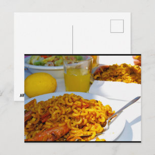 Postal Configuración de la cocina española