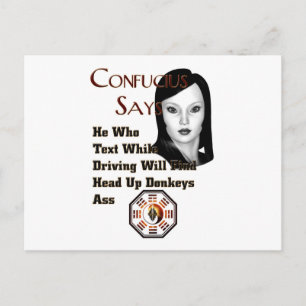 Postal Confucio Dice