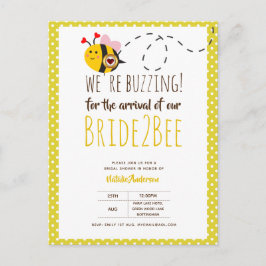 Postal CONGELACIÓN por LLEGAR A BRIDE2BEE Ducha de novia