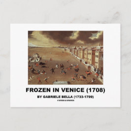 Postal Congelado en Venecia (1708) por Gabriele Bella