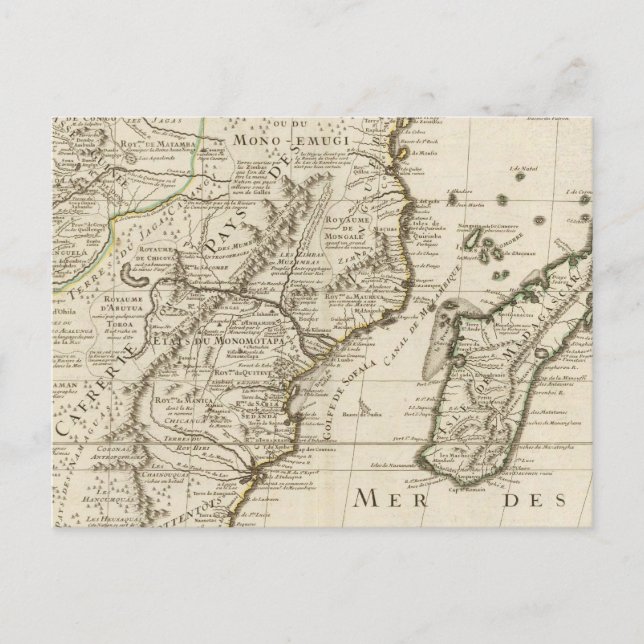 Postal Congo, África (Anverso)