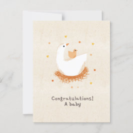 Postal Congratulations a baby chick