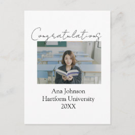 Postal Congratulations photo graduate name university yea