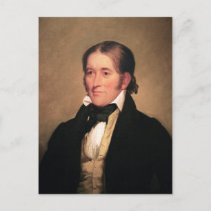 Postal Congresista Davy Crockett por Chester Harding