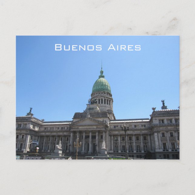 Postal congreso buenos aires (Anverso)