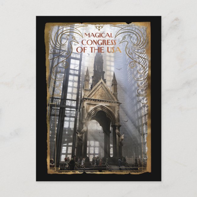Postal Congreso Mágico de los EE. UU. (Anverso)