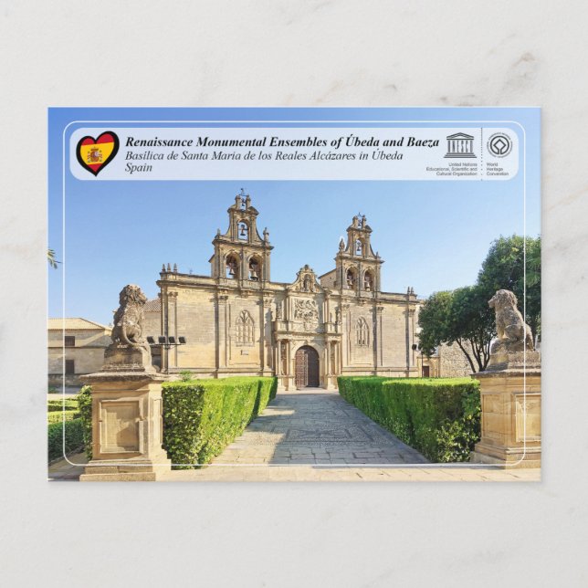 Postal Conjuntos renacentistas de Úbeda - Patrimonio de l (Anverso)