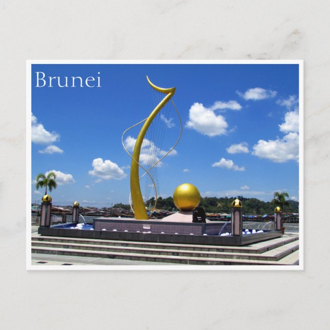 Postal conmemoración de bandar (Anverso)