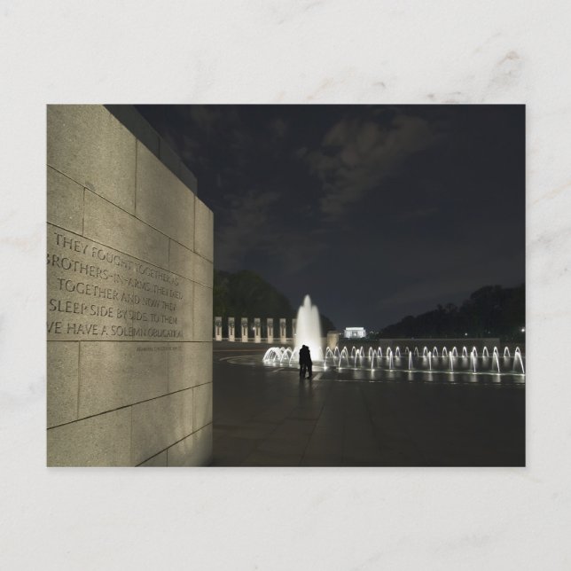 Postal conmemorativa de la Segunda Guerra Mundial (Anverso)