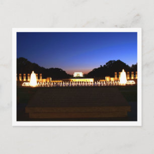 Postal conmemorativa de Washington DC Lincoln