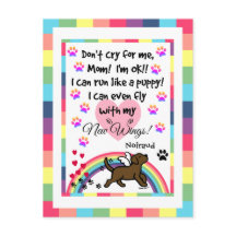 Postal conmemorativa del Chocolate Labrador Trotti