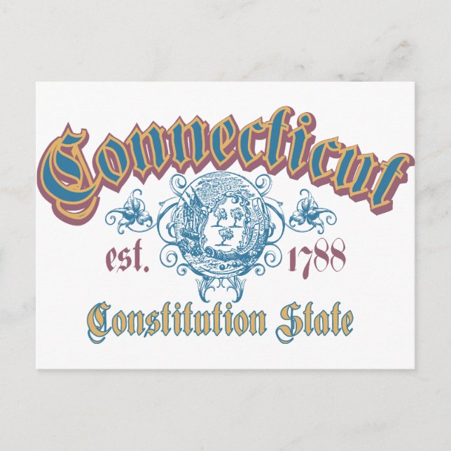 Postal Connecticut (Anverso)