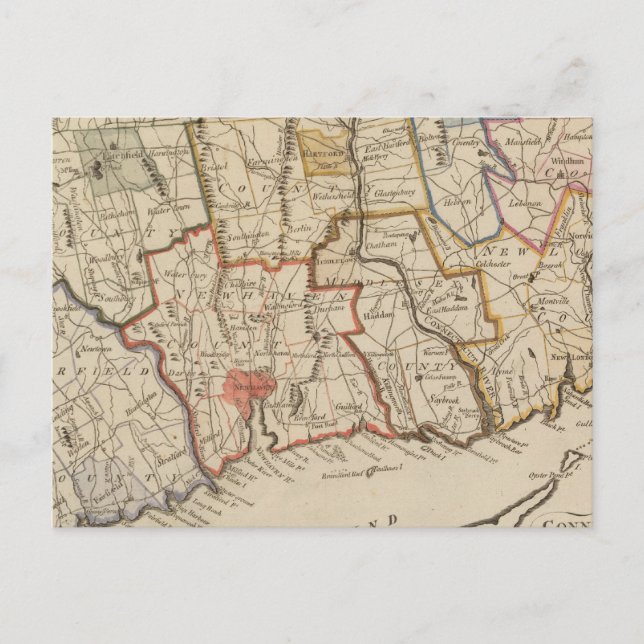 Postal Connecticut (Anverso)