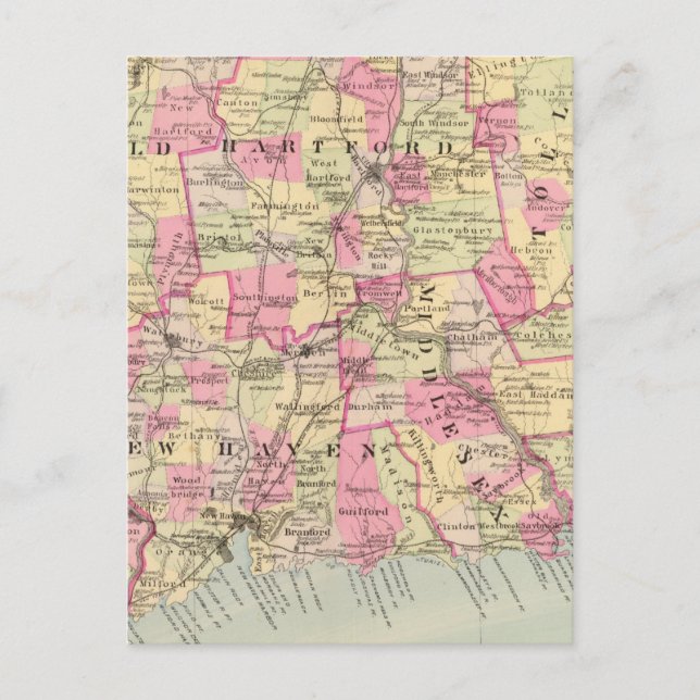 Postal Connecticut 12 (Anverso)