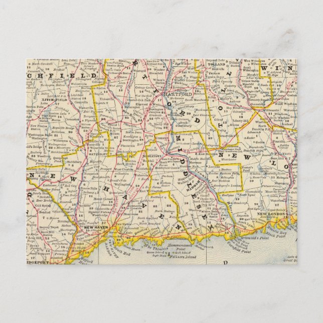 Postal Connecticut 14 (Anverso)