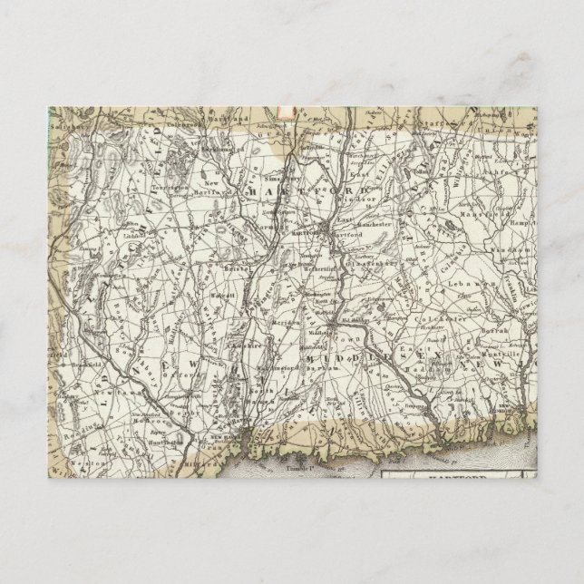 Postal Connecticut 16 (Anverso)