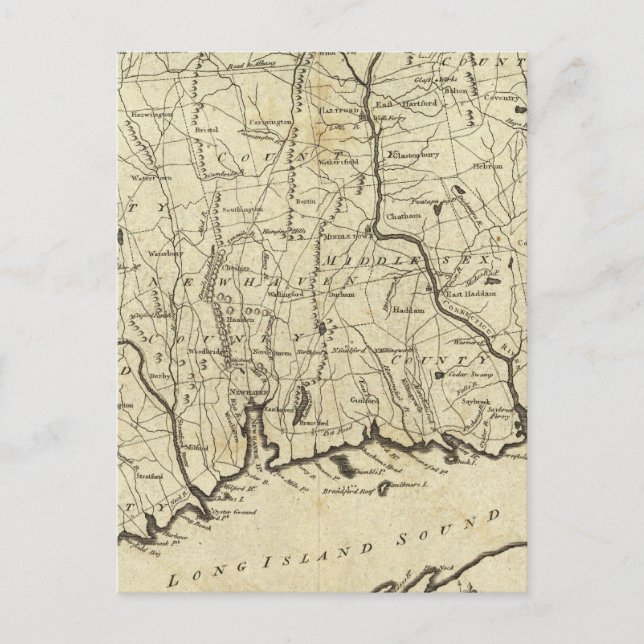 Postal Connecticut 7 (Anverso)