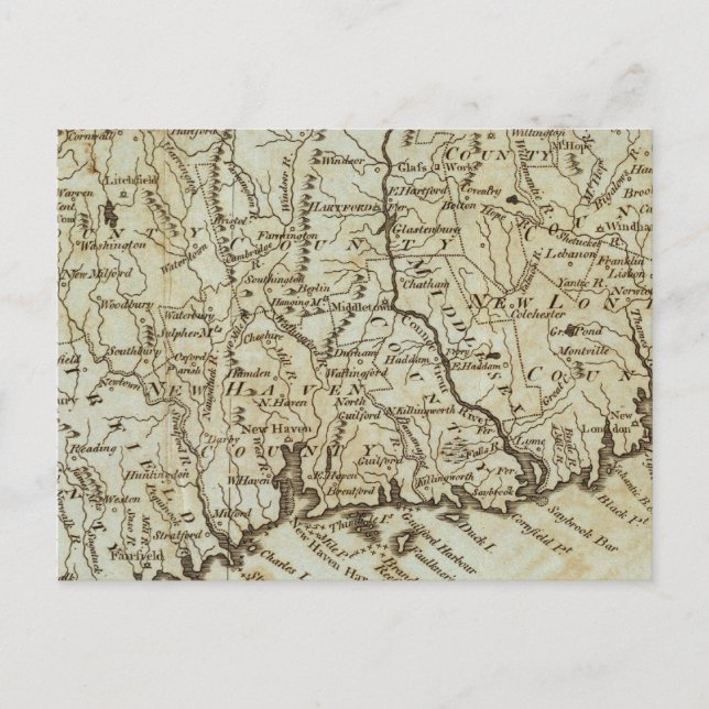 Postal Connecticut 7 (Anverso)