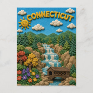 Postal Connecticut Kent Falls Modern KLAYKOO