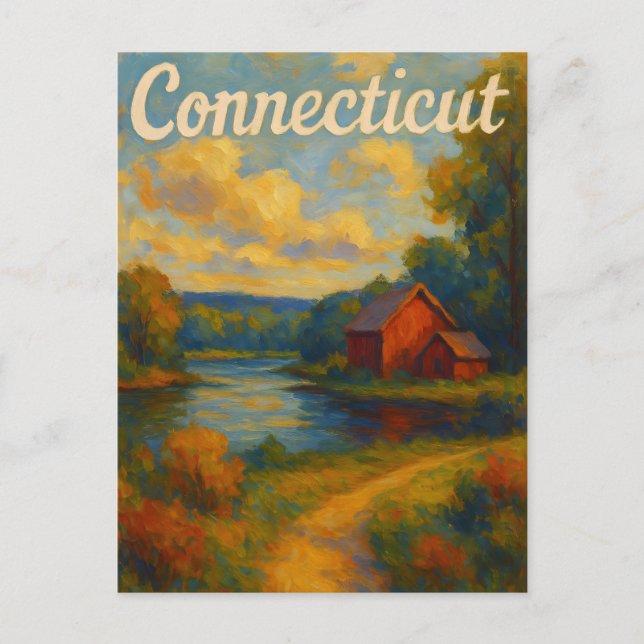 Postal Connecticut Postcard (Anverso)