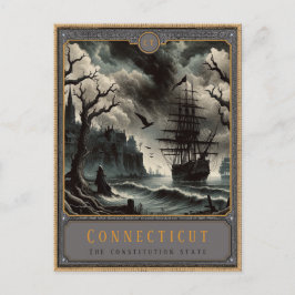 Postal Connecticut | Postcarta de arte gótico