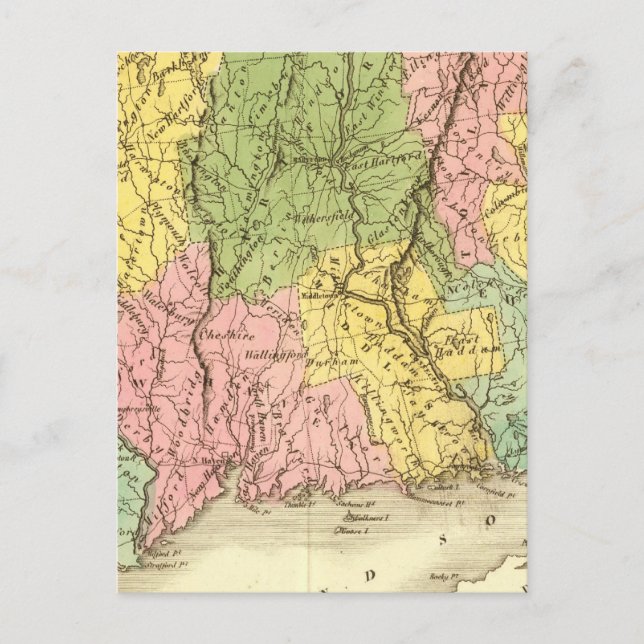 Postal Connecticut US (Anverso)