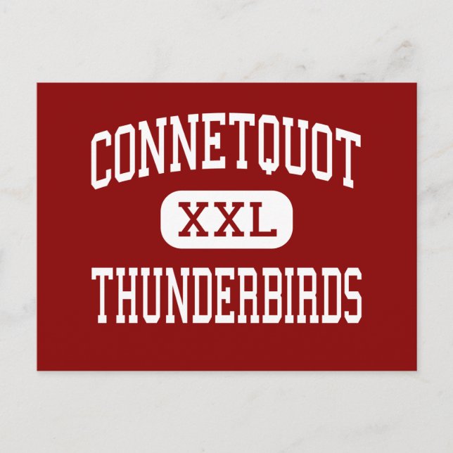Postal Connetquot - Thunderbirds - Bohemia (Anverso)