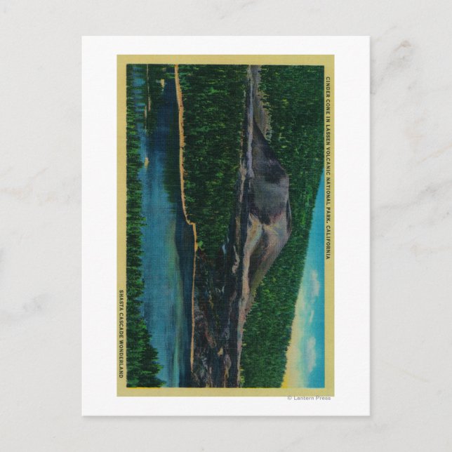 Postal Cono de Caza en el Parque Nacional Volcánico de La (Anverso)