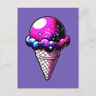 Postal Cono de crema espacial 205