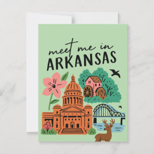 Postal Conócenos en Arkansas Sur de Estados Unidos Lugare