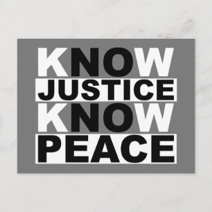 POSTAL CONOCER A LA JUSTICIA SABER PAZ