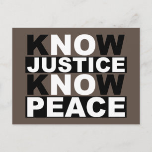 POSTAL CONOCER A LA JUSTICIA SABER PAZ