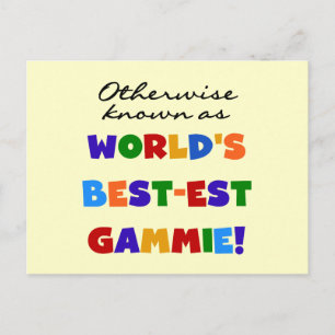 Postal Conocidas como las mejores camisetas gammie