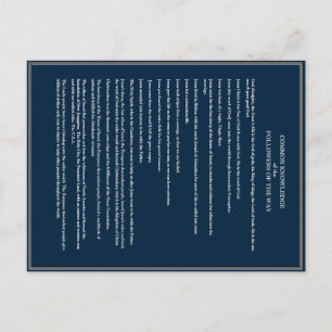 Postal Conocimiento común para los cristianos