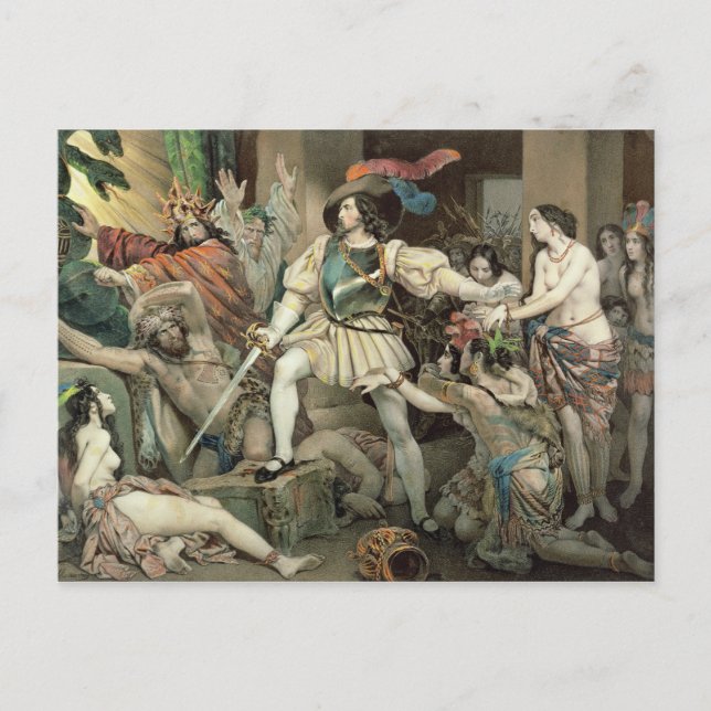 Postal Conquista de México (Anverso)