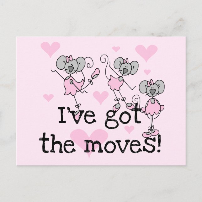 Postal Conseguí las camisetas y regalos del ballet de mud (Anverso)