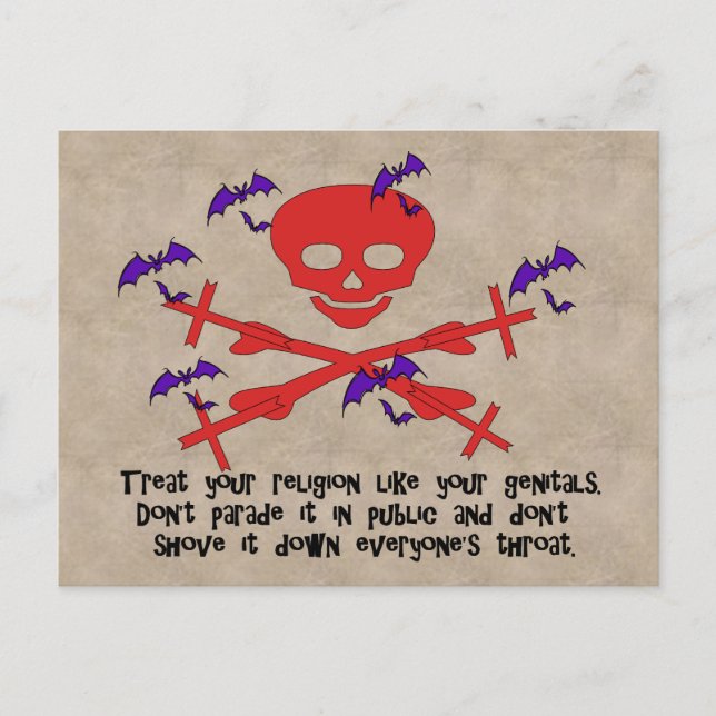 Postal Consejo de Religión (Anverso)