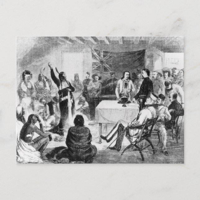 Postal Consejo de Toros de Sesión, 1877 (Anverso)