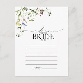 Postal Consejos De Verano Sobre Las Acuarelas De Flor Sil